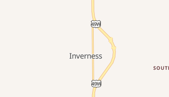 Inverness, Mississippi map