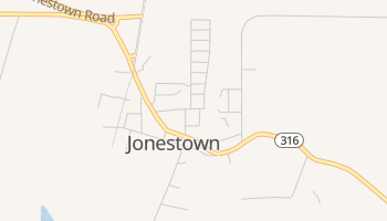 Jonestown, Mississippi map