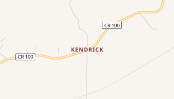 Kendrick, Mississippi map