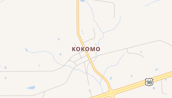 Kokomo, Mississippi map