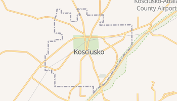 Kosciusko, Mississippi map