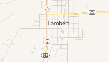 Lambert, Mississippi map