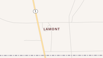 Lamont, Mississippi map