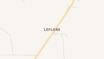 Leflore, Mississippi map