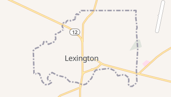 Lexington, Mississippi map