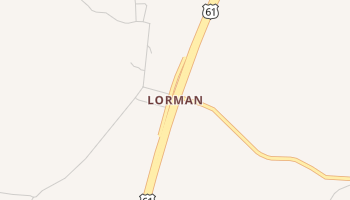 Lorman, Mississippi map