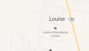 Louise, Mississippi map