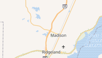 Madison, Mississippi map