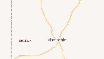 Mantachie, Mississippi map