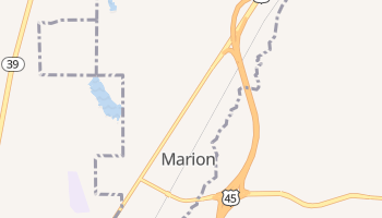 Marion, Mississippi map