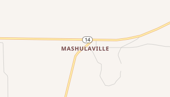 Mashulaville, Mississippi map