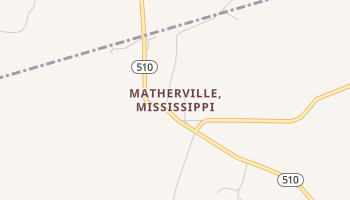 Matherville, Mississippi map