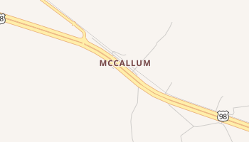 McCallum, Mississippi map