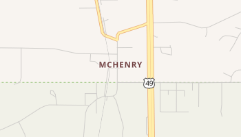McHenry, Mississippi map