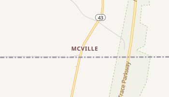 McVille, Mississippi map