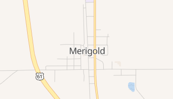 Merigold, Mississippi map