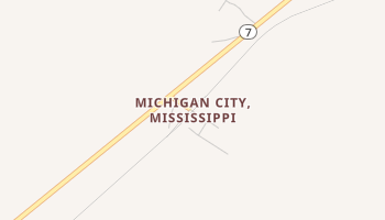 Michigan City, Mississippi map