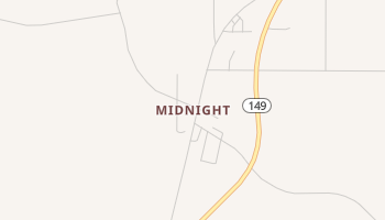Midnight, Mississippi map