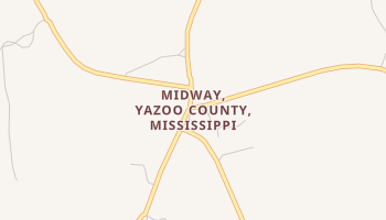 Midway, Mississippi map