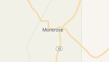 Montrose, Mississippi map