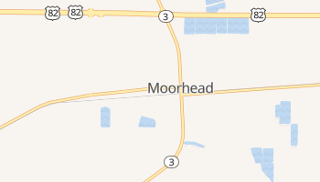 Moorhead, Mississippi map