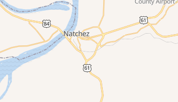 Natchez, Mississippi map