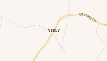 Neely, Mississippi map