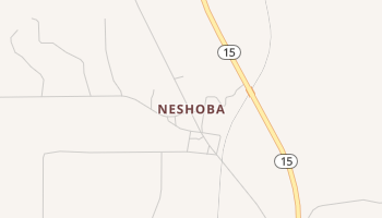 Neshoba, Mississippi map
