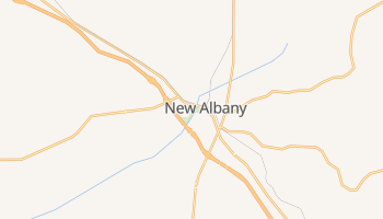 New Albany, Mississippi map