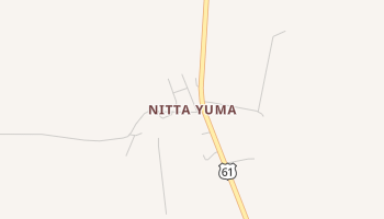 Nitta Yuma, Mississippi map