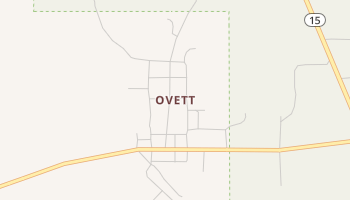 Ovett, Mississippi map