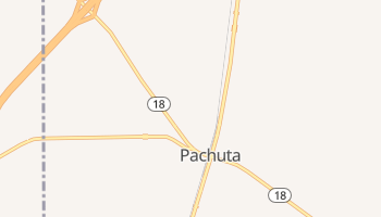Pachuta, Mississippi map