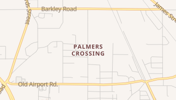 Palmers Crossing, Mississippi map