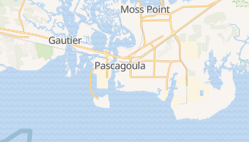 Pascagoula, Mississippi map
