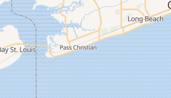 Pass Christian, Mississippi map