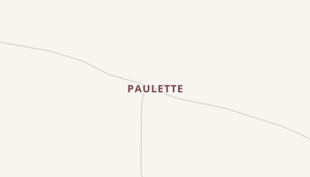 Paulette, Mississippi map