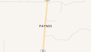 Paynes, Mississippi map