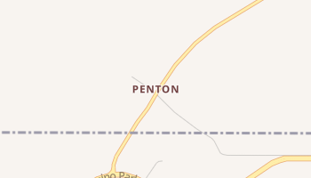 Penton, Mississippi map