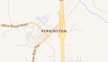 Perkinston, Mississippi map
