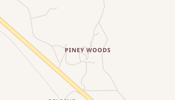 Piney Woods, Mississippi map