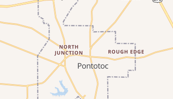 Pontotoc, Mississippi map
