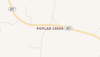 Poplar Creek, Mississippi map
