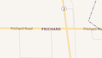 Prichard, Mississippi map