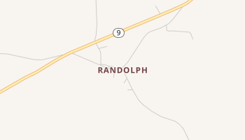 Randolph, Mississippi map