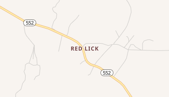 Red Lick, Mississippi map
