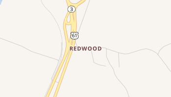 Redwood, Mississippi map