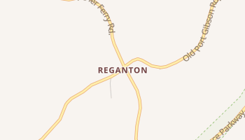 Reganton, Mississippi map