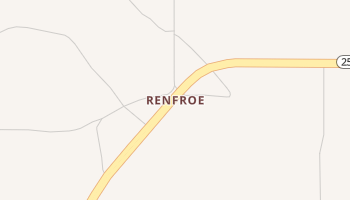 Renfroe, Mississippi map