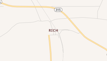 Rich, Mississippi map