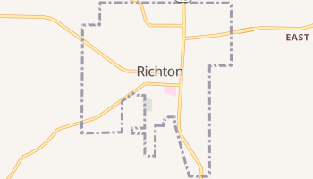 Richton, Mississippi map